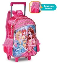 Mochila Princesas Mágicas c/ rodinhas